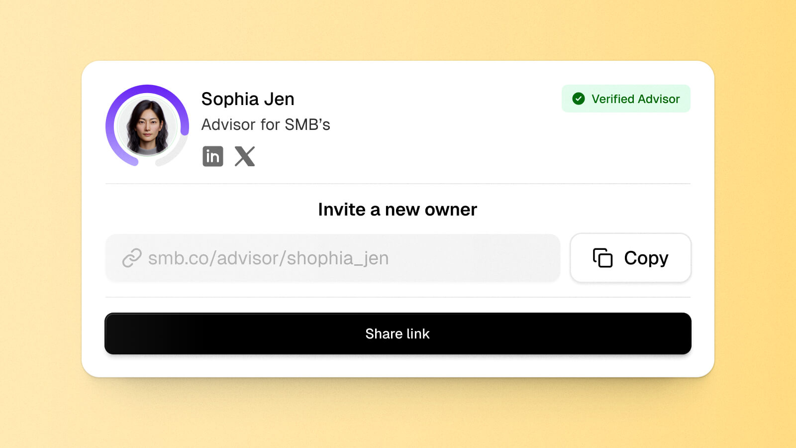Onboard new clients in one click
